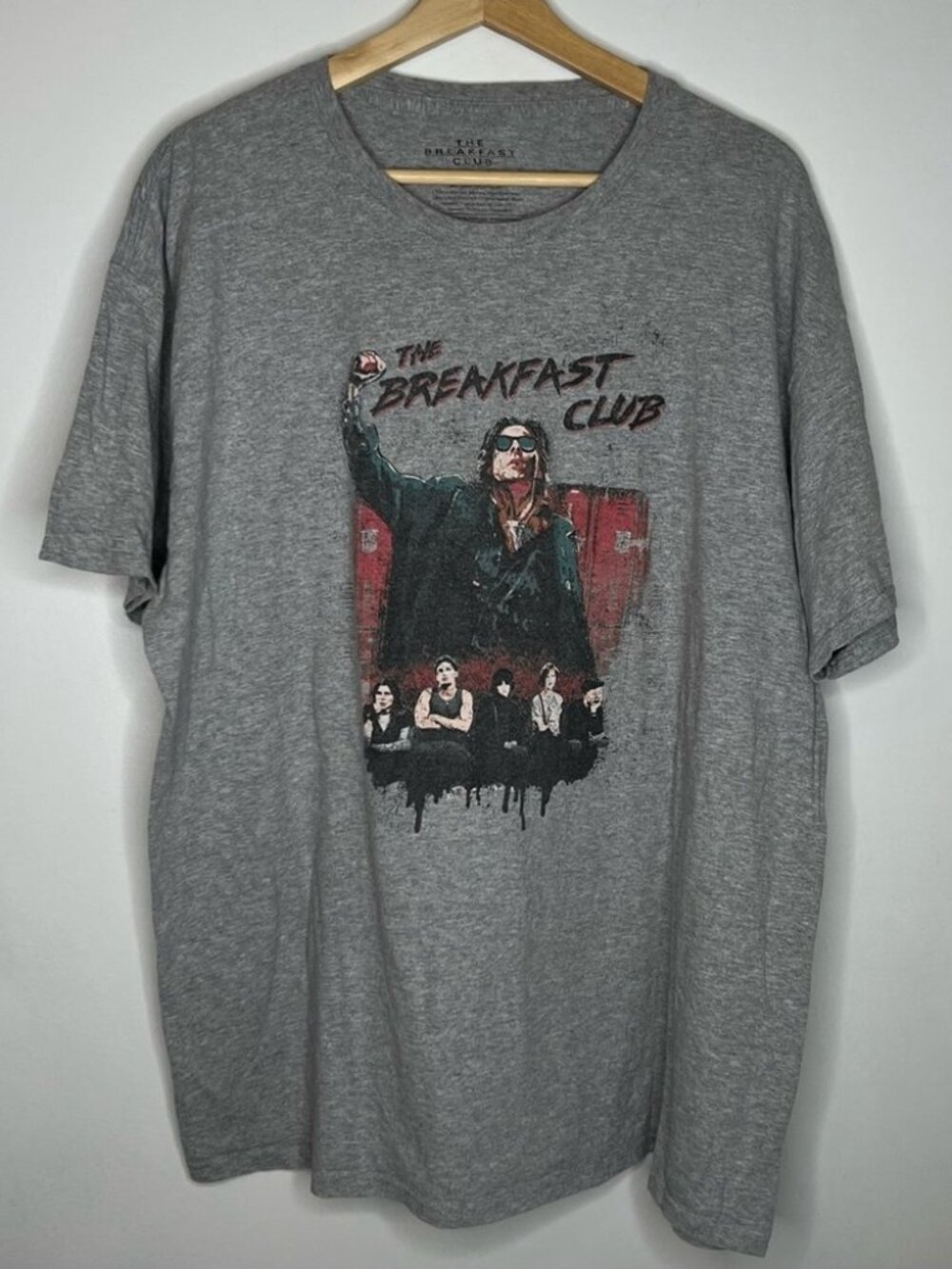 Breakfast Club Vintage Main Cast Logo Graphic T-Shirt XL